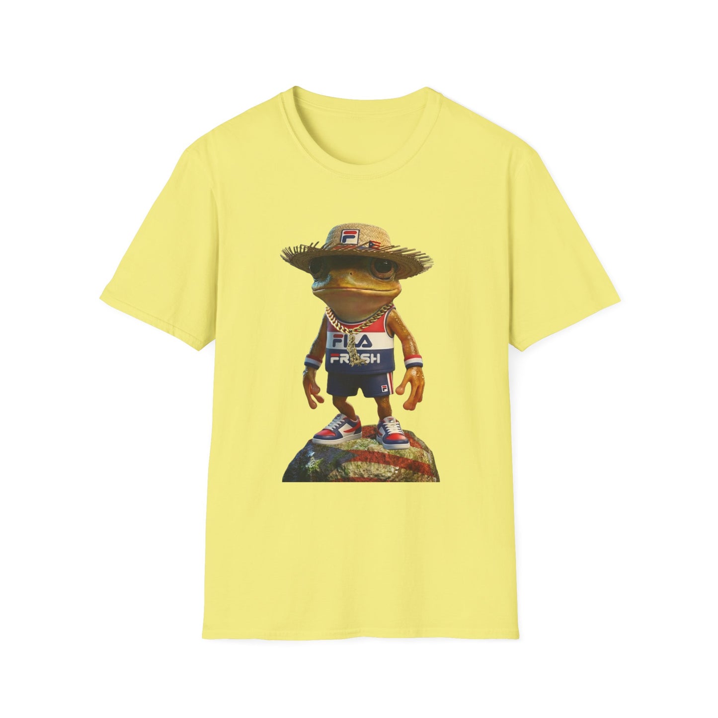 Fila Fresh Coqui Bori Straw Hat  Unisex Softstyle Tee
