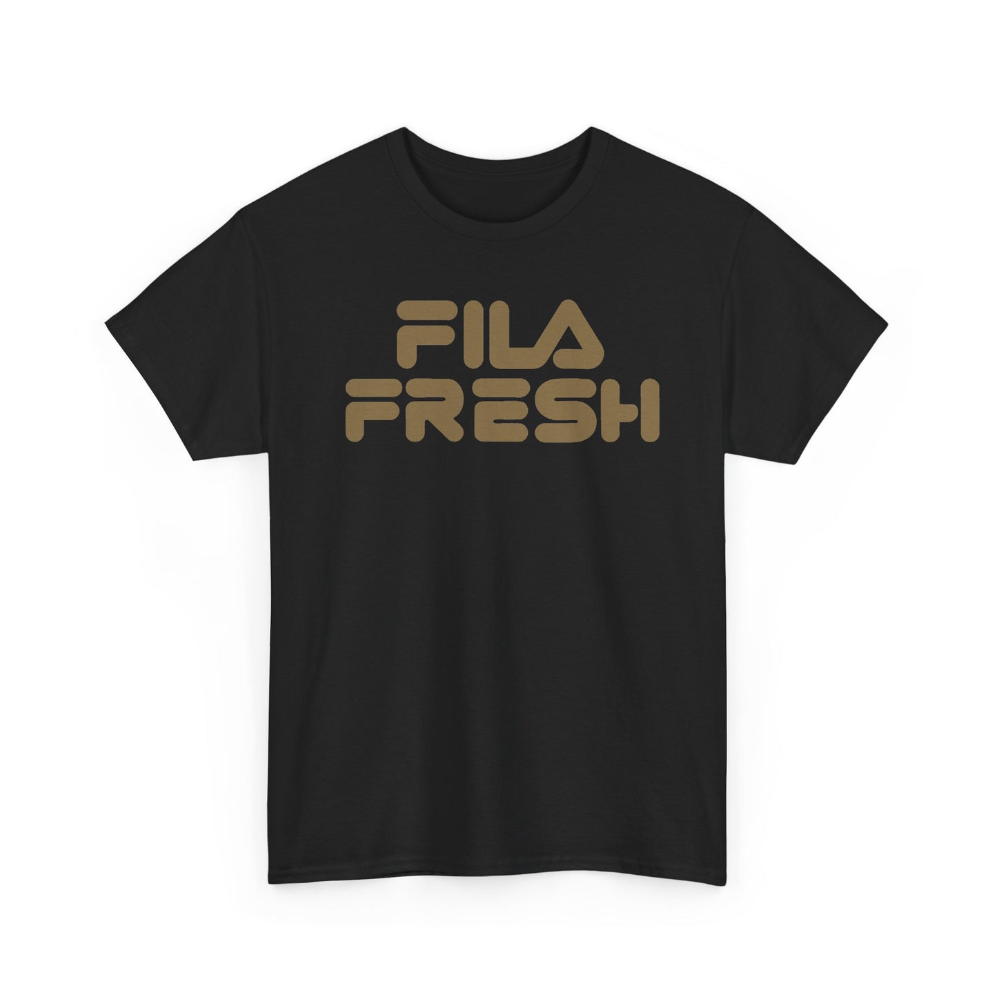 Fila Fresh Gold Text Unisex Heavy Cotton Tee