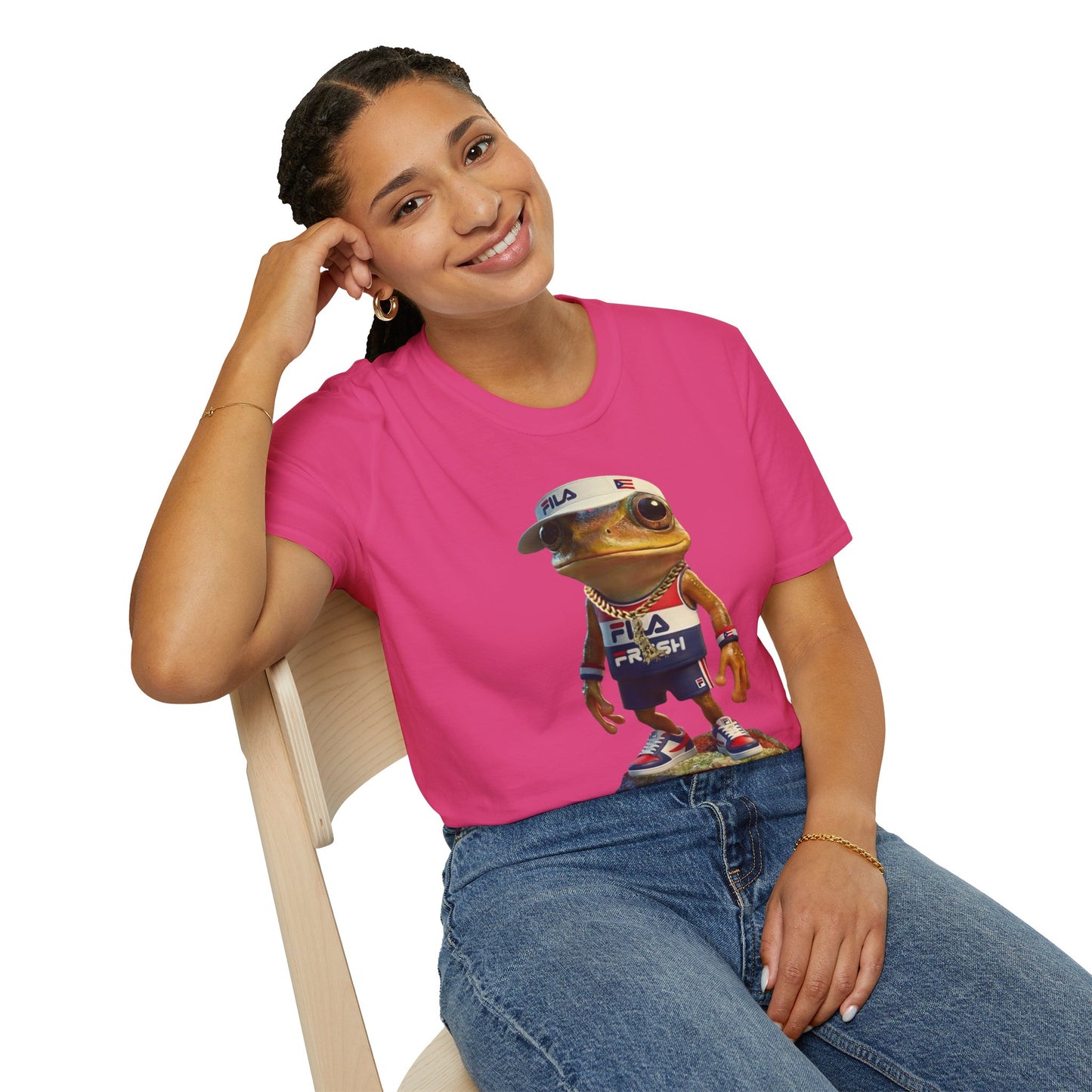 Fila Fresh Coqui Bori Visor Puerto Rock Unisex Softstyle Tee