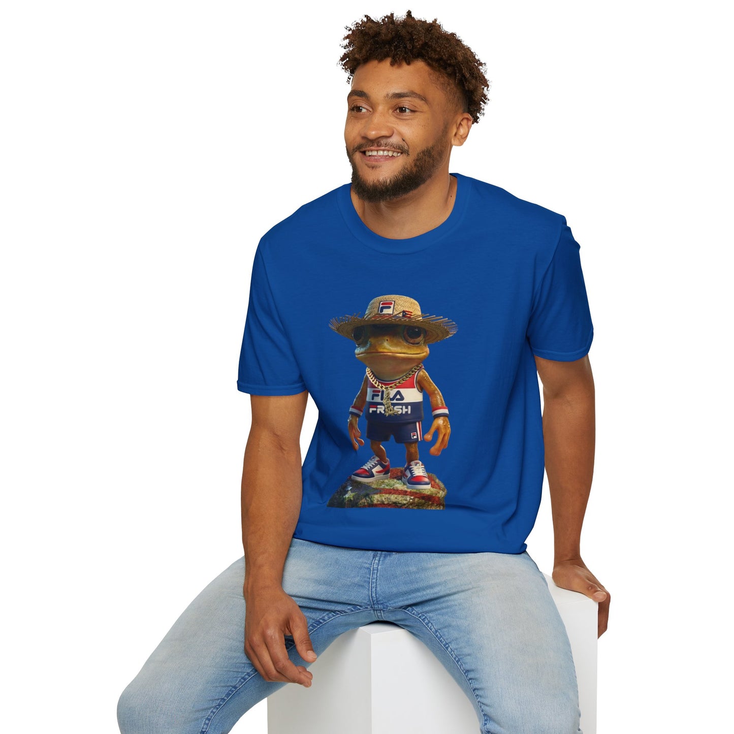 Fila Fresh Coqui Bori Straw Hat  Unisex Softstyle Tee