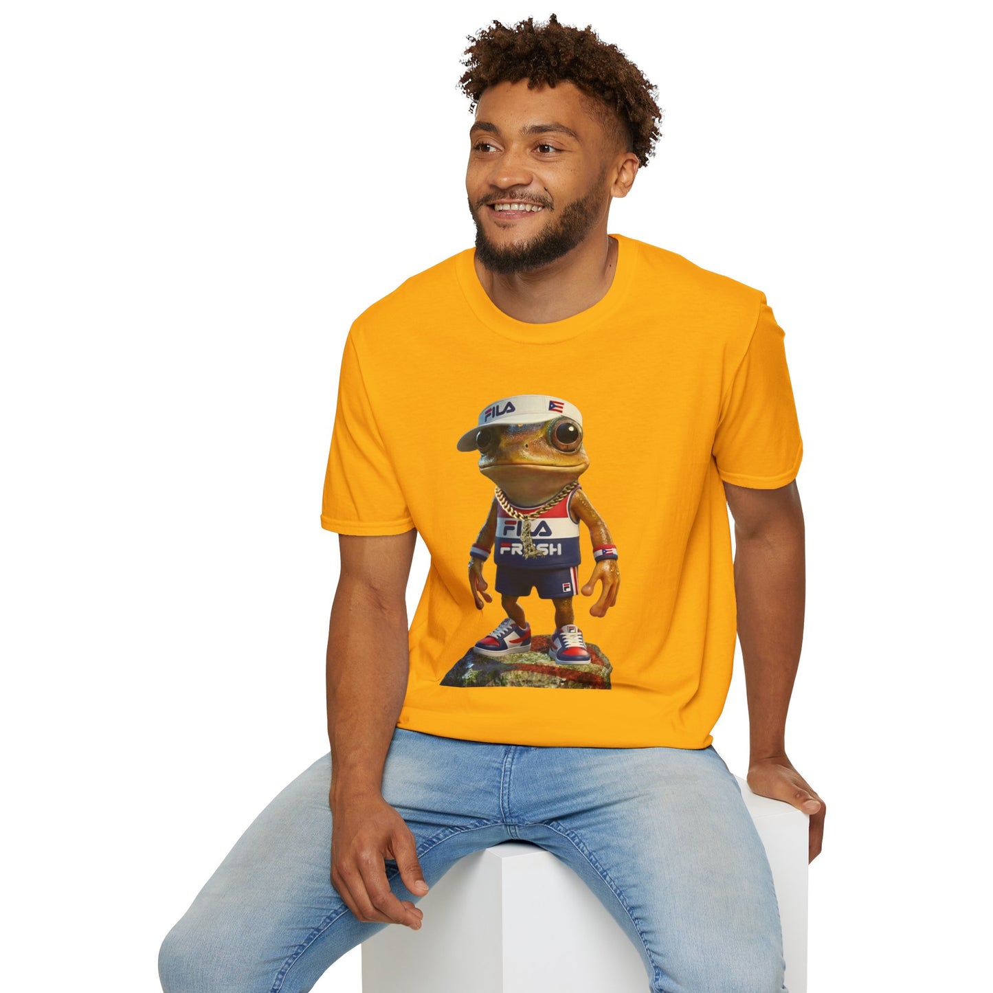 Fila Fresh Coqui Bori Visor Puerto Rock Unisex Softstyle Tee