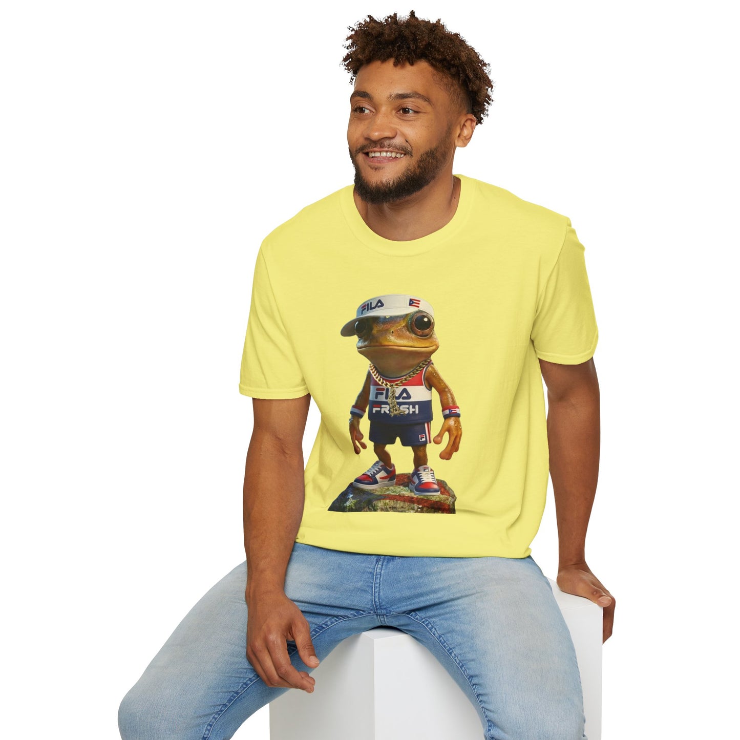Fila Fresh Coqui Bori Visor Puerto Rock Unisex Softstyle Tee
