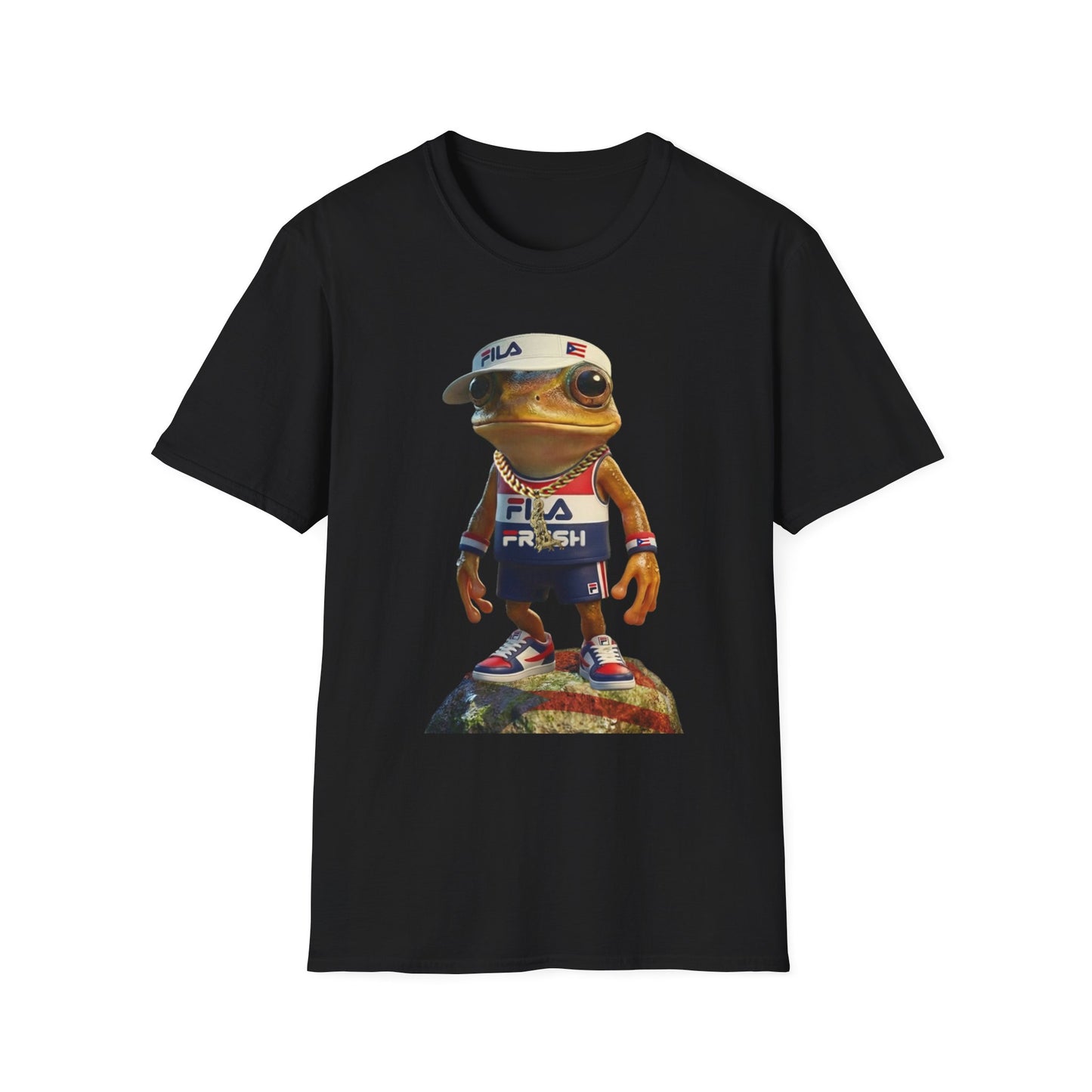 Fila Fresh Coqui Bori Visor Puerto Rock Unisex Softstyle Tee