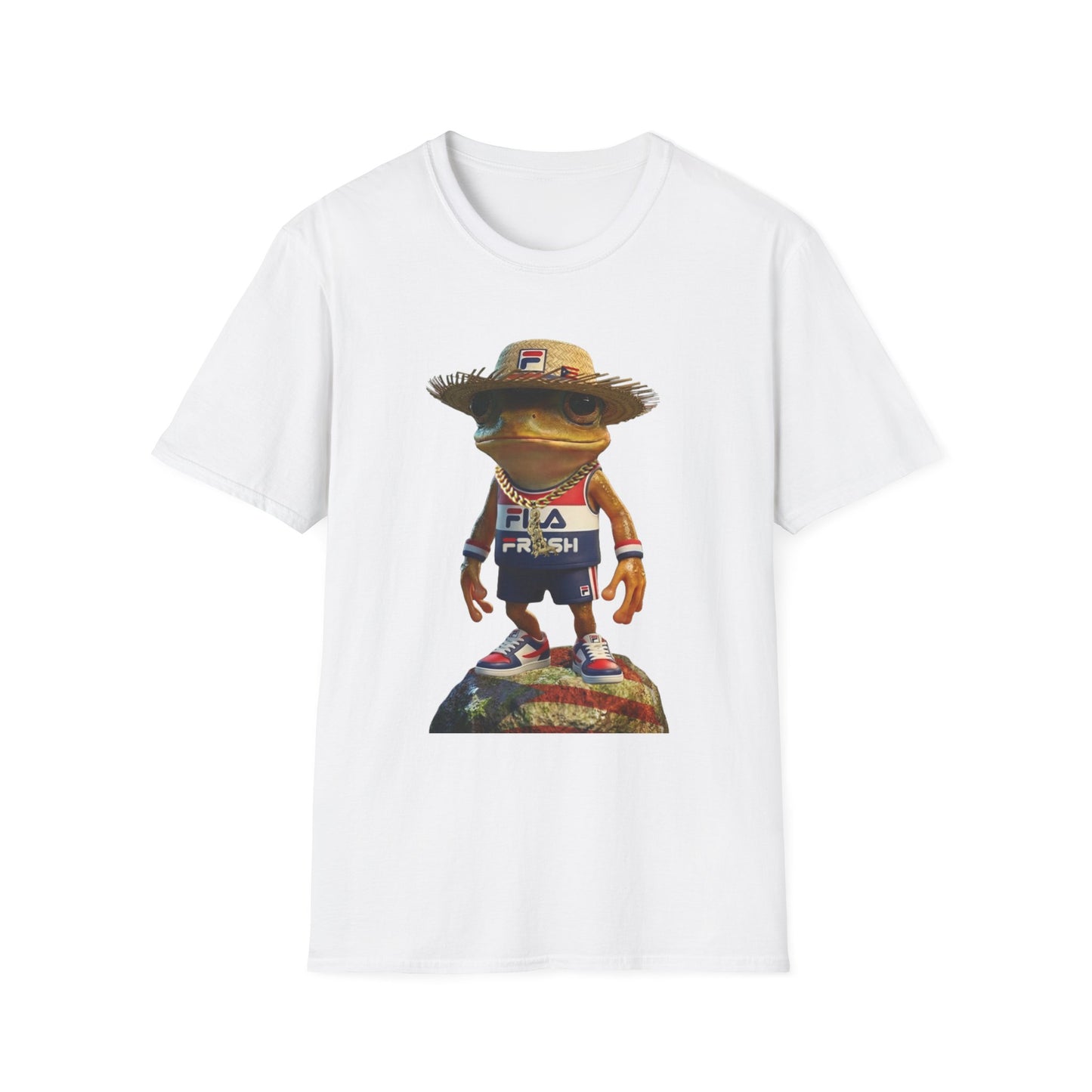 Fila Fresh Coqui Bori Straw Hat  Unisex Softstyle Tee