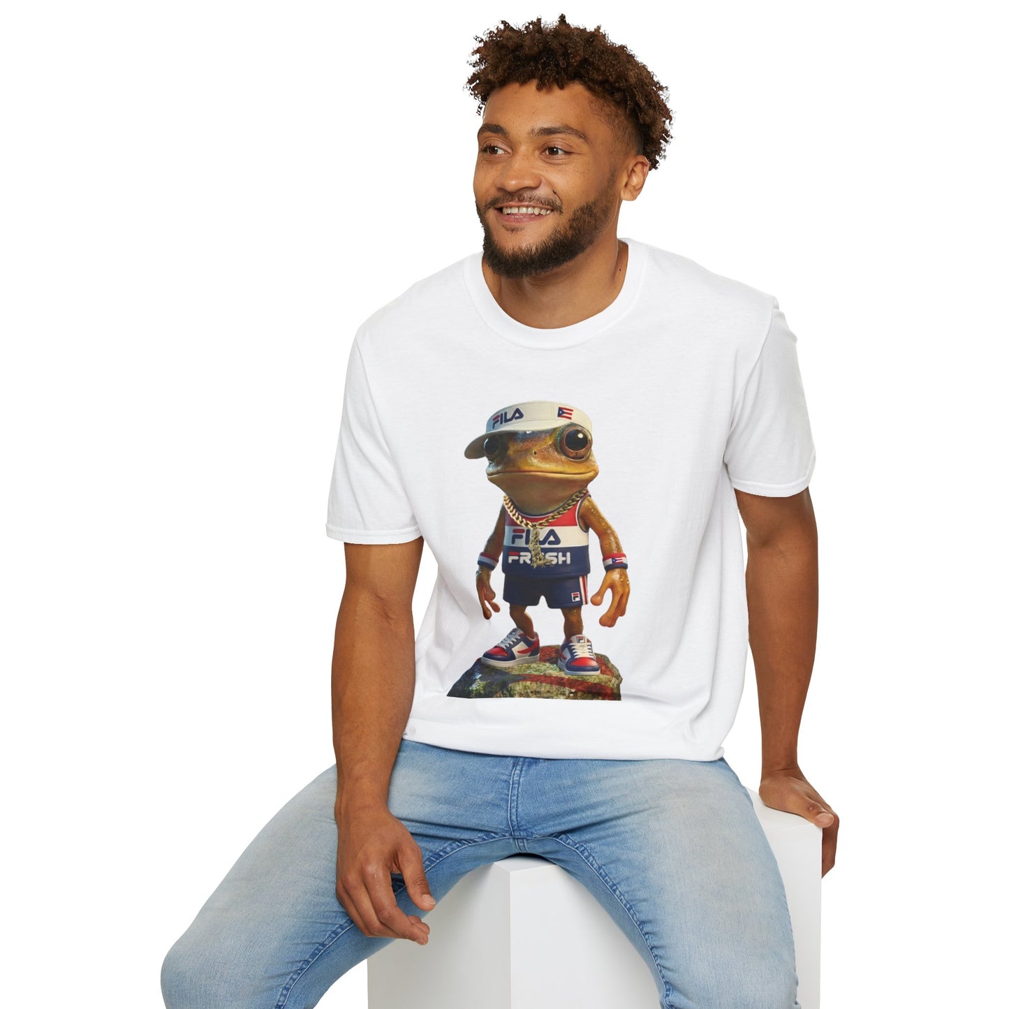 Fila Fresh Coqui Bori Visor Puerto Rock Unisex Softstyle Tee