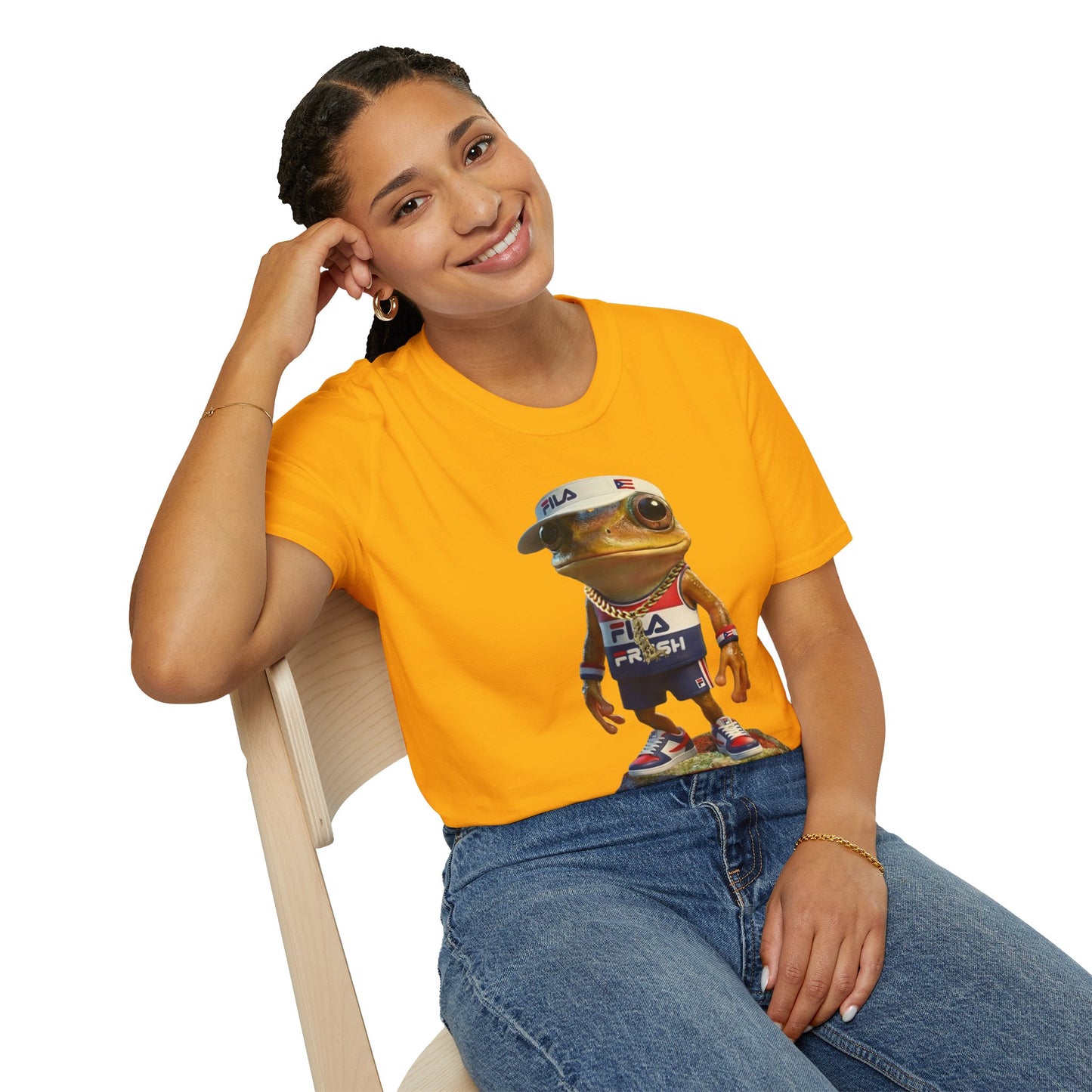 Fila Fresh Coqui Bori Visor Puerto Rock Unisex Softstyle Tee