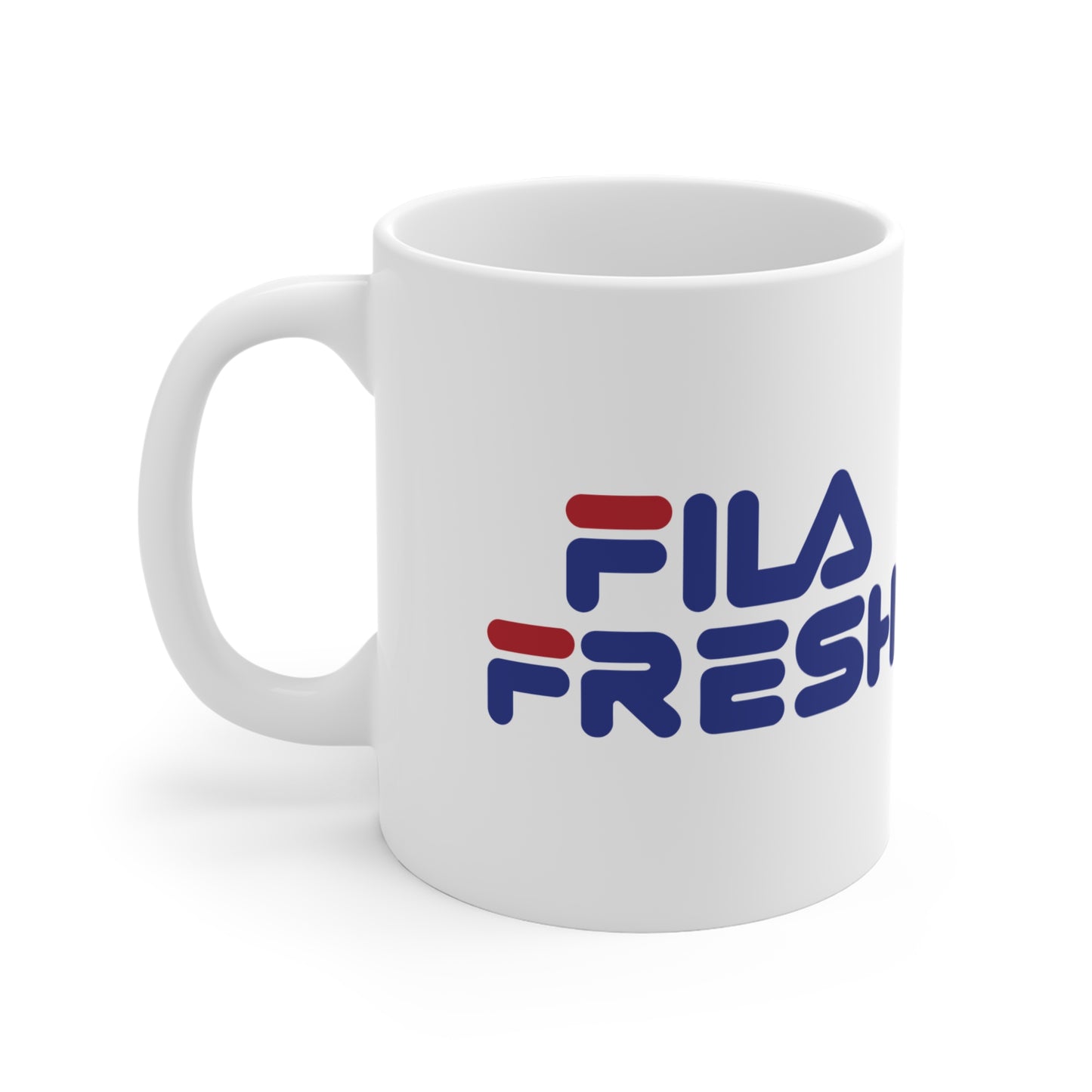 Fila Fresh Red Blue Ceramic Mug 11oz
