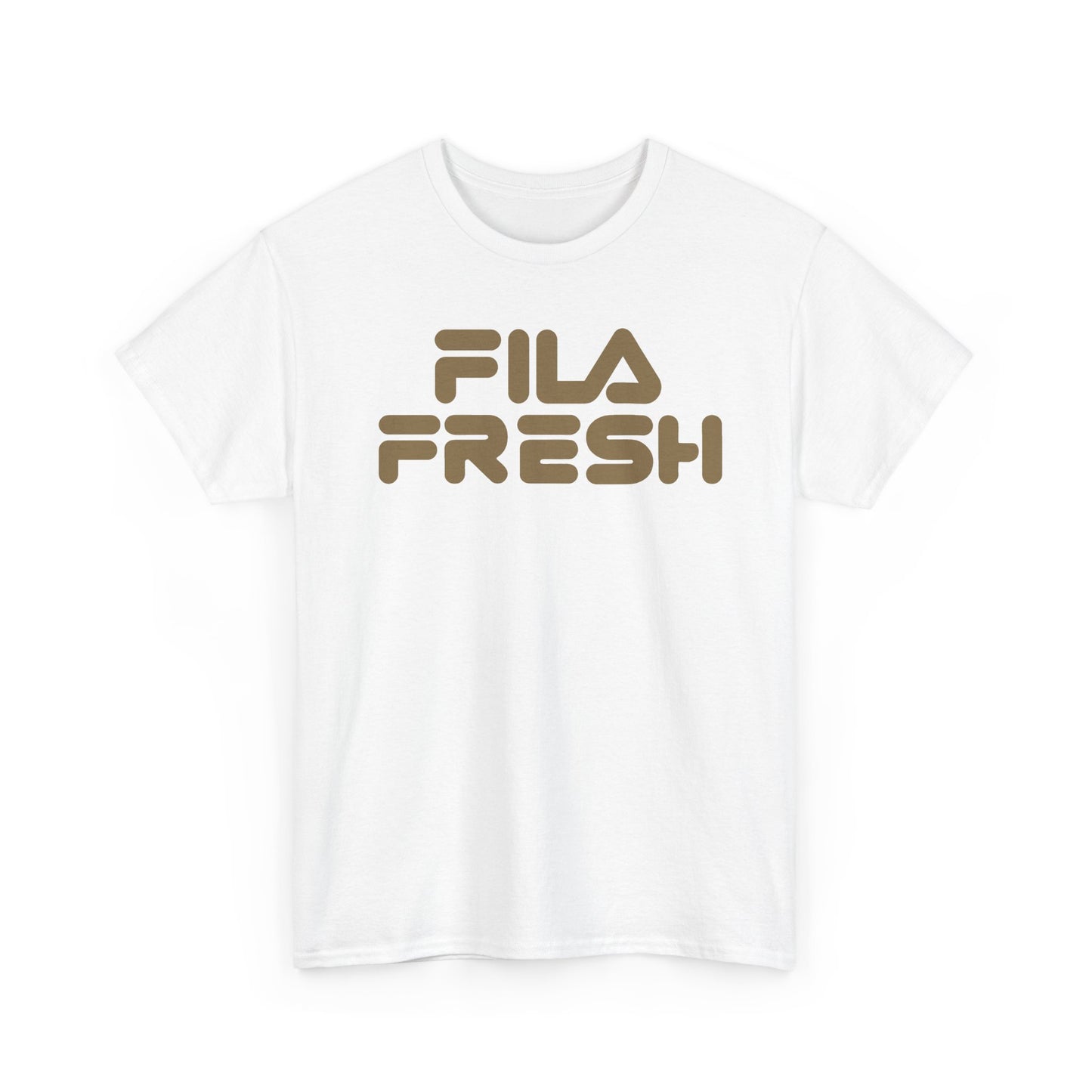 Fila Fresh Gold Text Unisex Heavy Cotton Tee