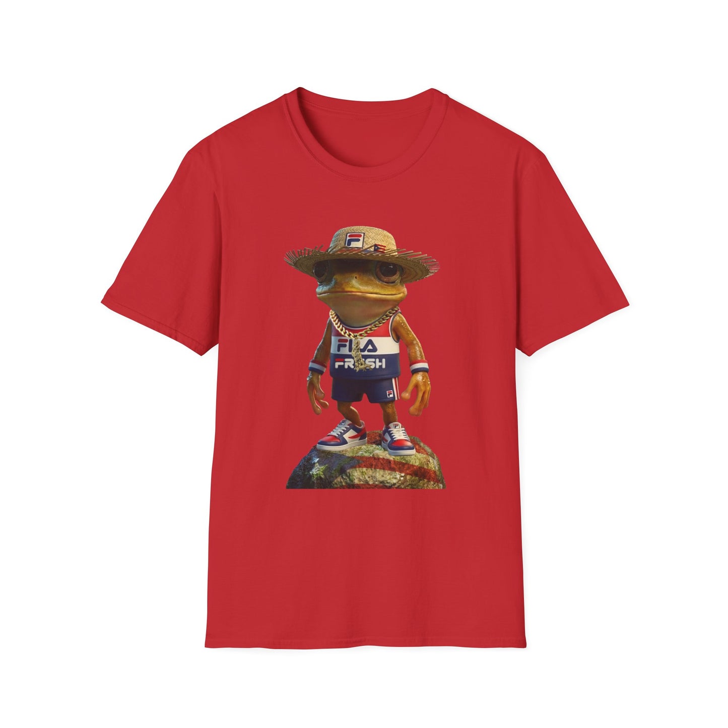 Fila Fresh Coqui Bori Straw Hat  Unisex Softstyle Tee