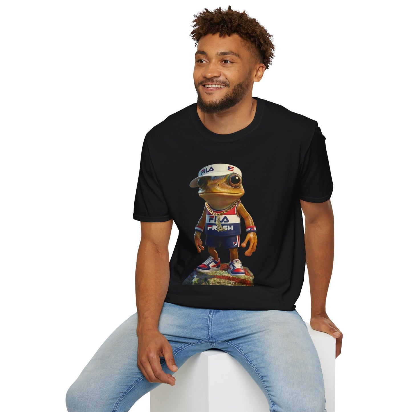 Fila Fresh Coqui Bori Visor Puerto Rock Unisex Softstyle Tee