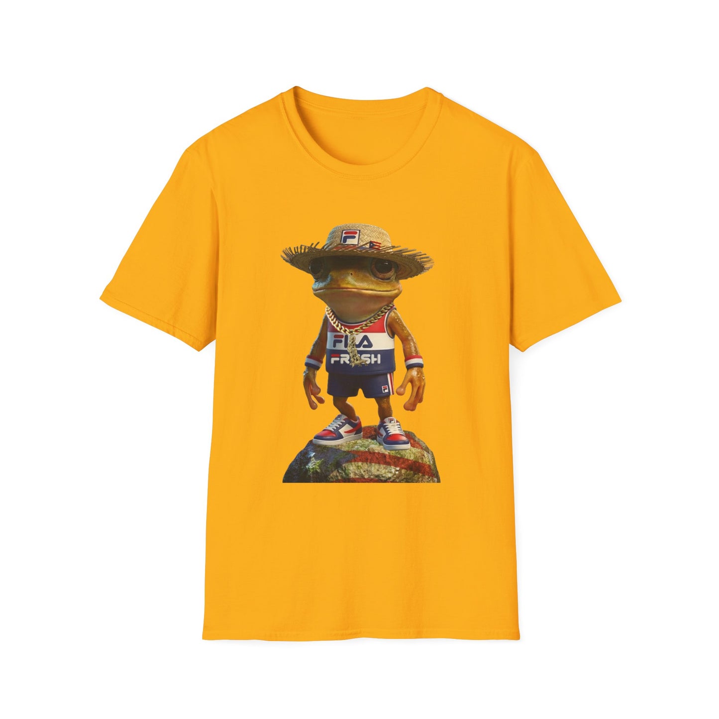 Fila Fresh Coqui Bori Straw Hat  Unisex Softstyle Tee