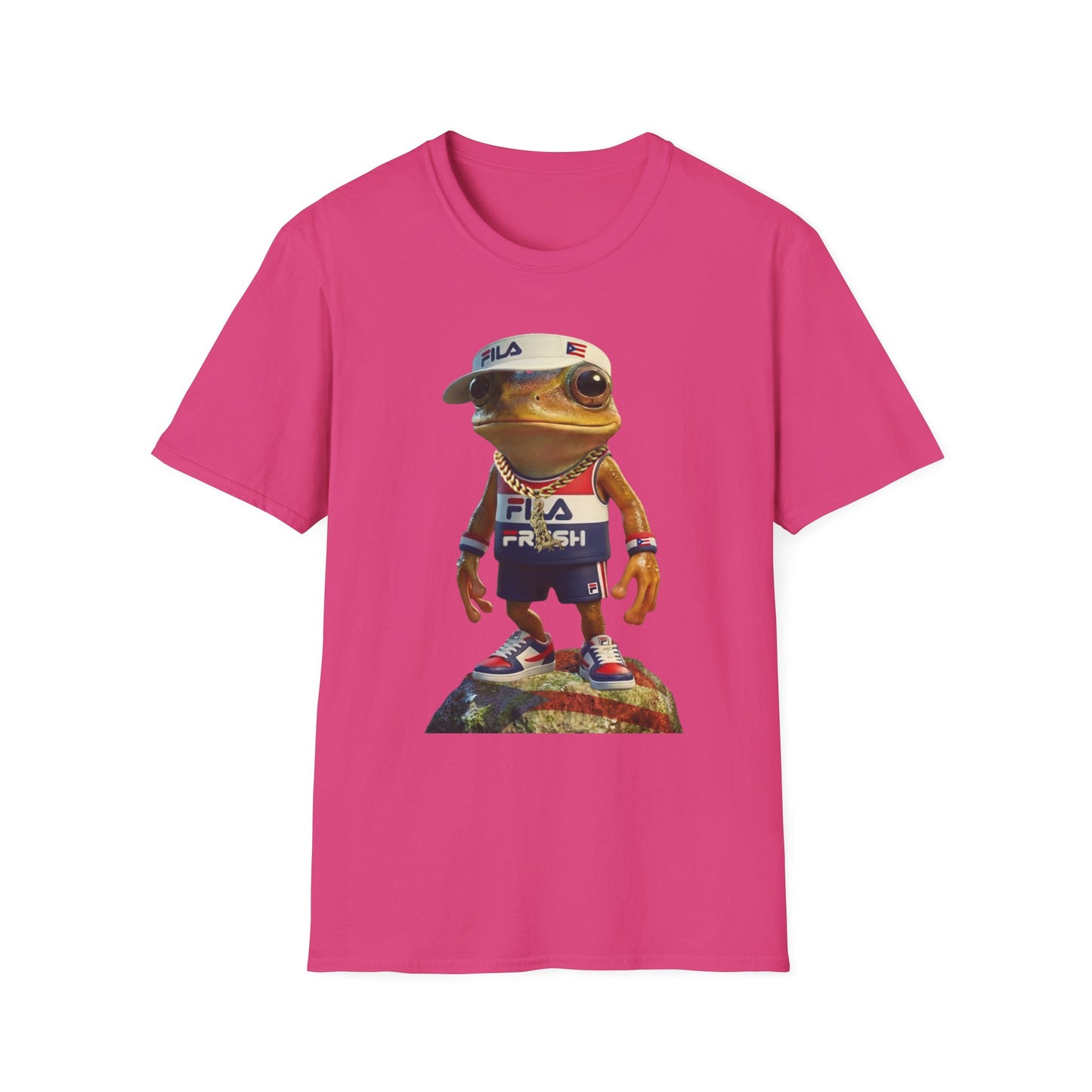 Fila Fresh Coqui Bori Visor Puerto Rock Unisex Softstyle Tee