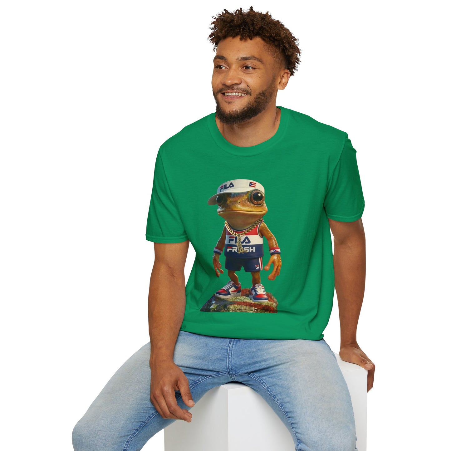 Fila Fresh Coqui Bori Visor Puerto Rock Unisex Softstyle Tee