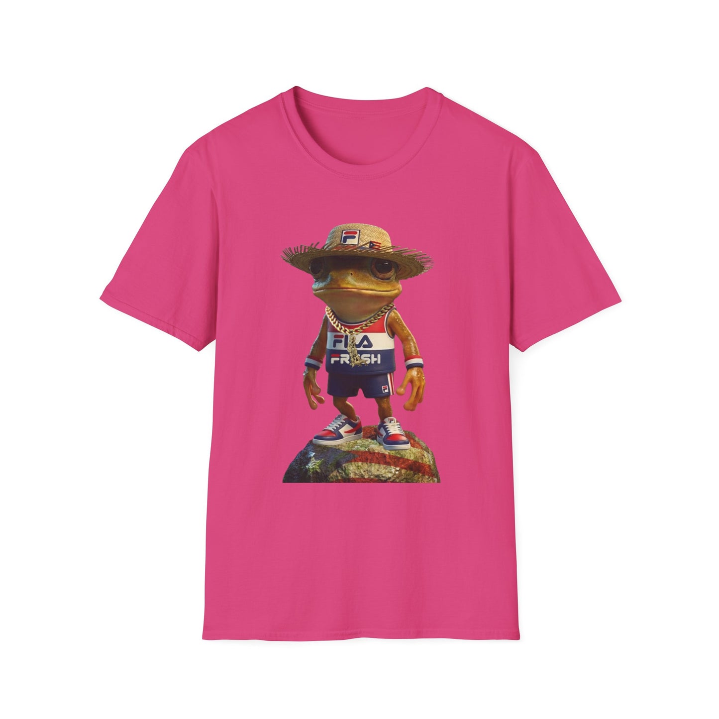 Fila Fresh Coqui Bori Straw Hat  Unisex Softstyle Tee