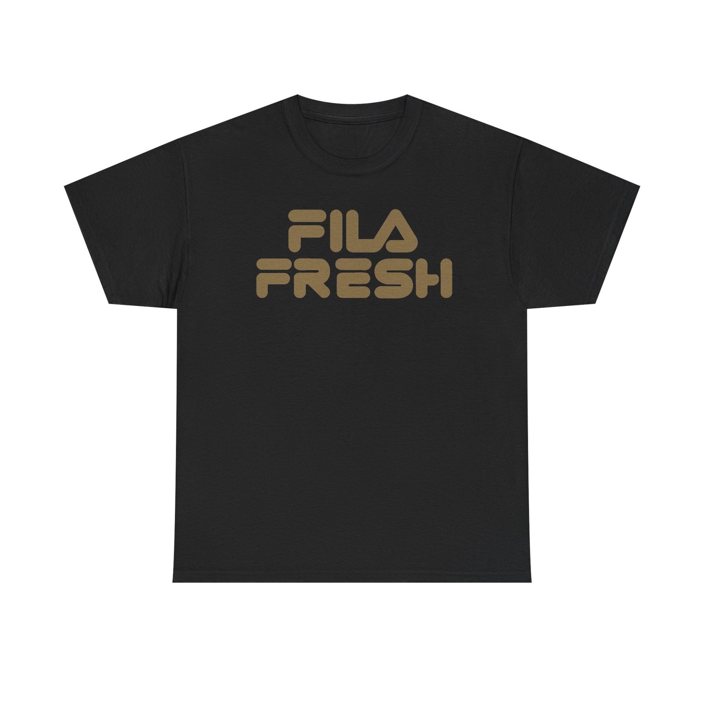Fila Fresh Gold Text Unisex Heavy Cotton Tee