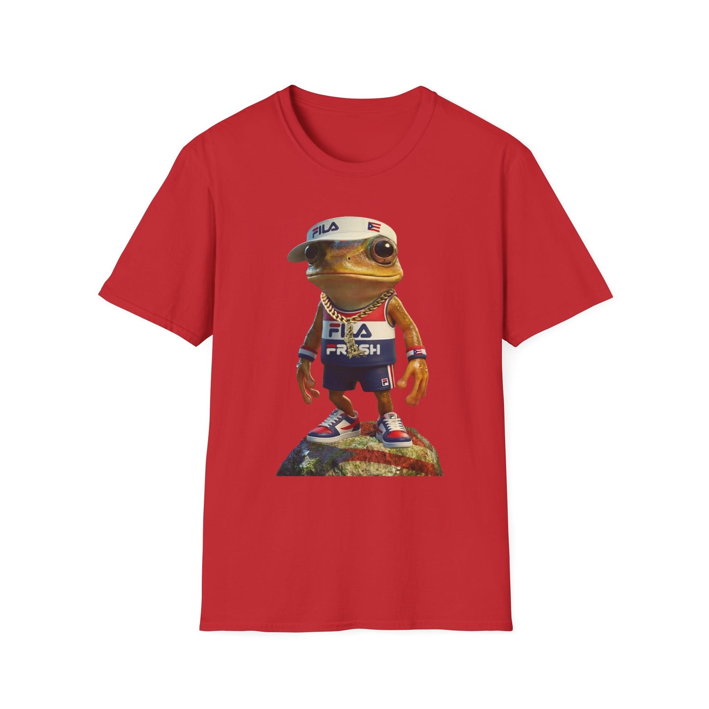 Fila Fresh Coqui Bori Visor Puerto Rock Unisex Softstyle Tee