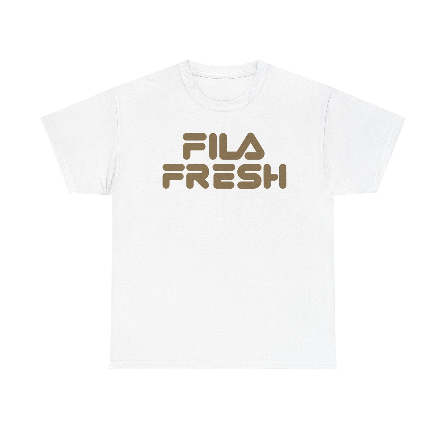 Fila Fresh Gold Text Unisex Heavy Cotton Tee