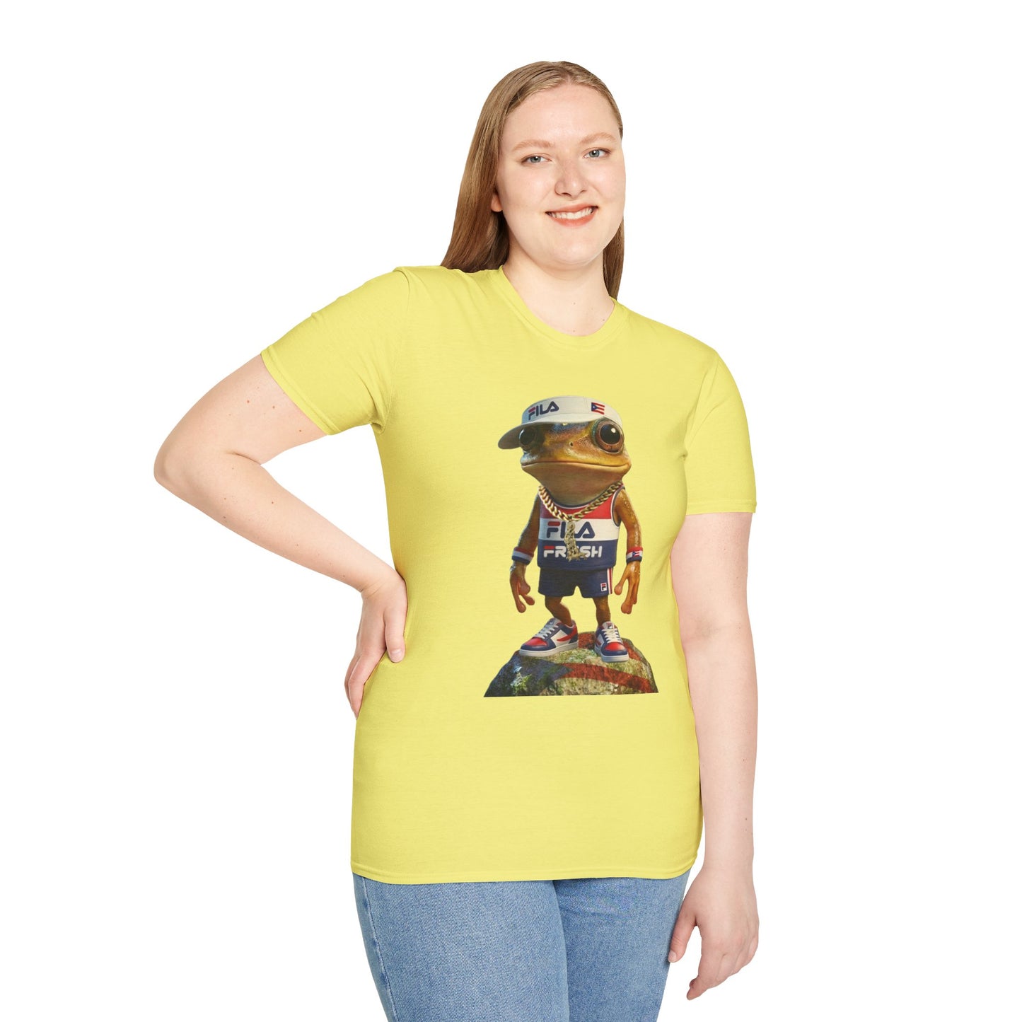 Fila Fresh Coqui Bori Visor Puerto Rock Unisex Softstyle Tee