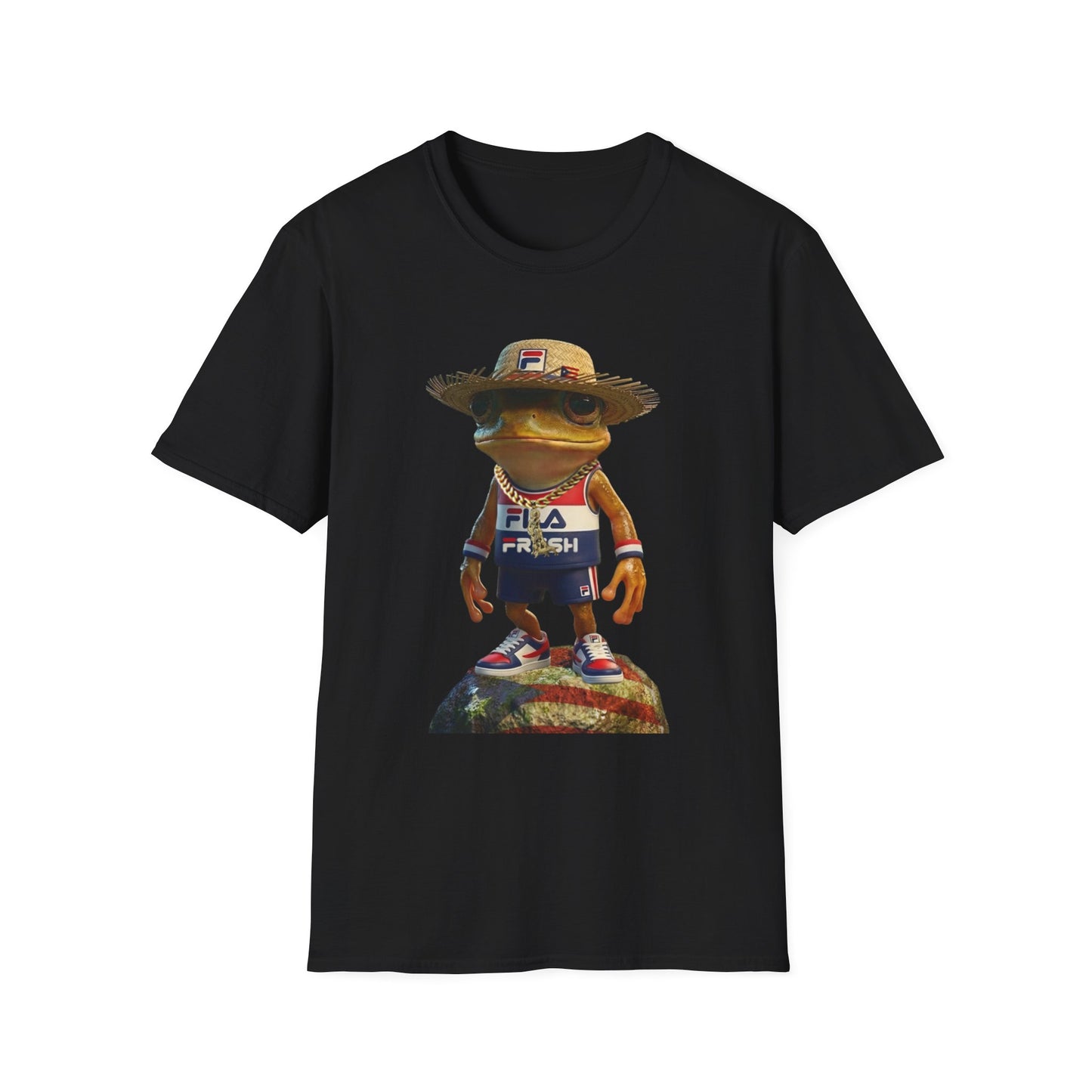 Fila Fresh Coqui Bori Straw Hat  Unisex Softstyle Tee