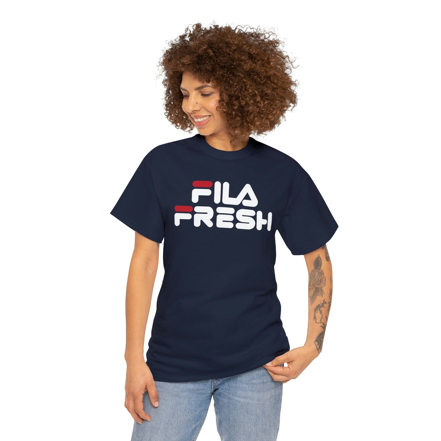 Fila Fresh White Unisex Heavy Cotton Tee