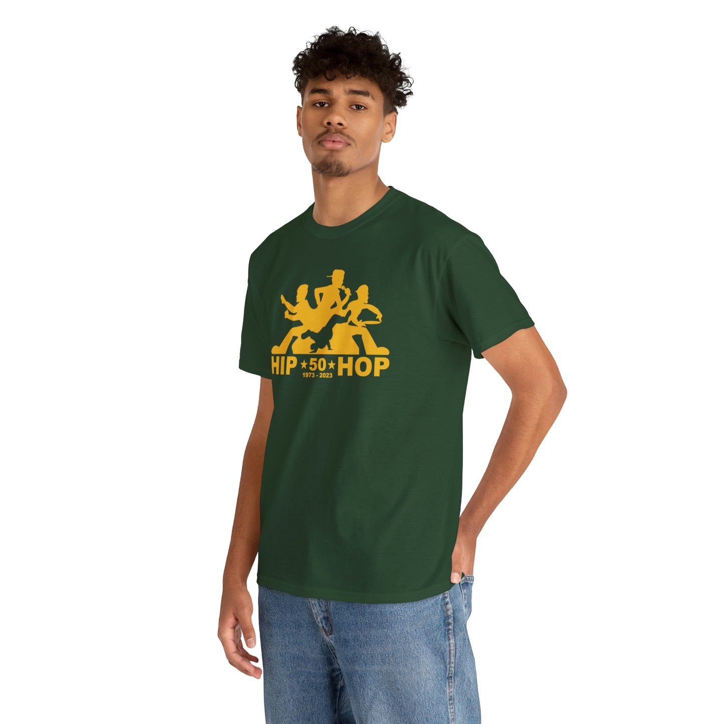 Hip Hop 50th Anniversary GLD Unisex Heavy Cotton Tee