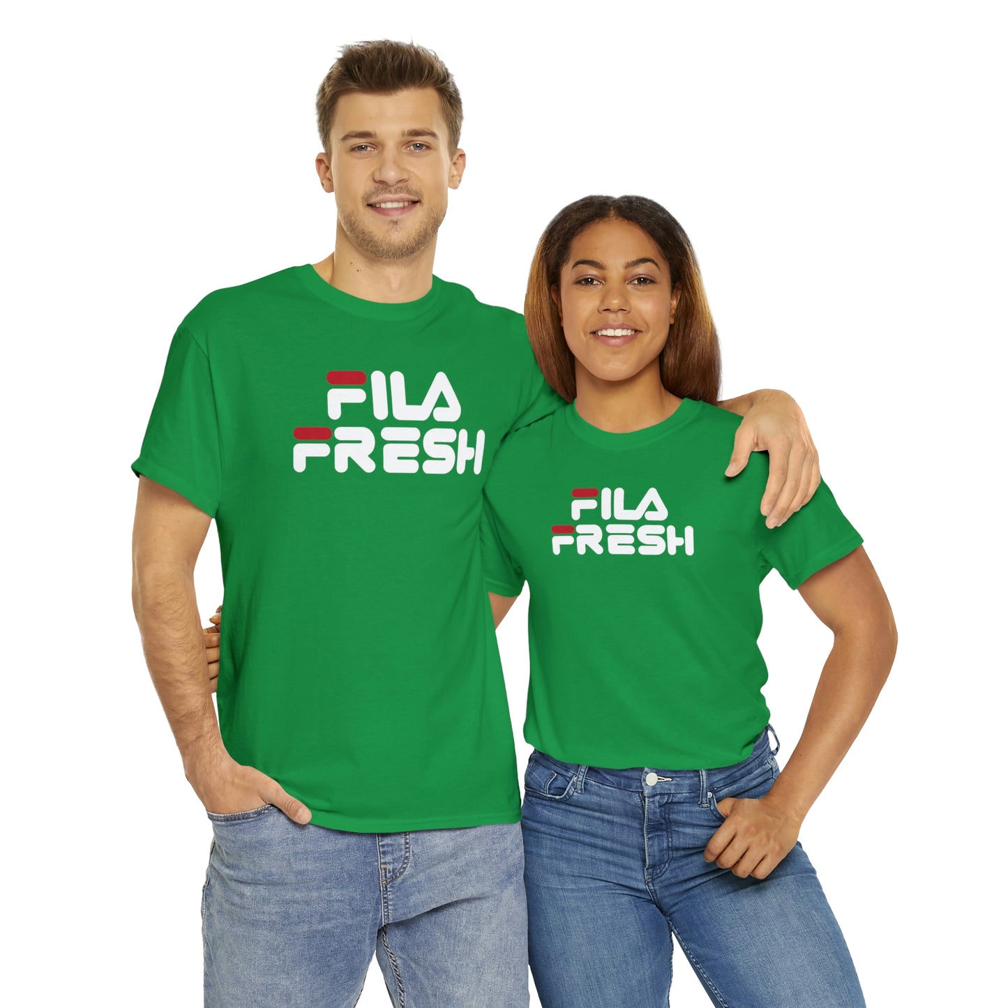 Fila Fresh White Unisex Heavy Cotton Tee