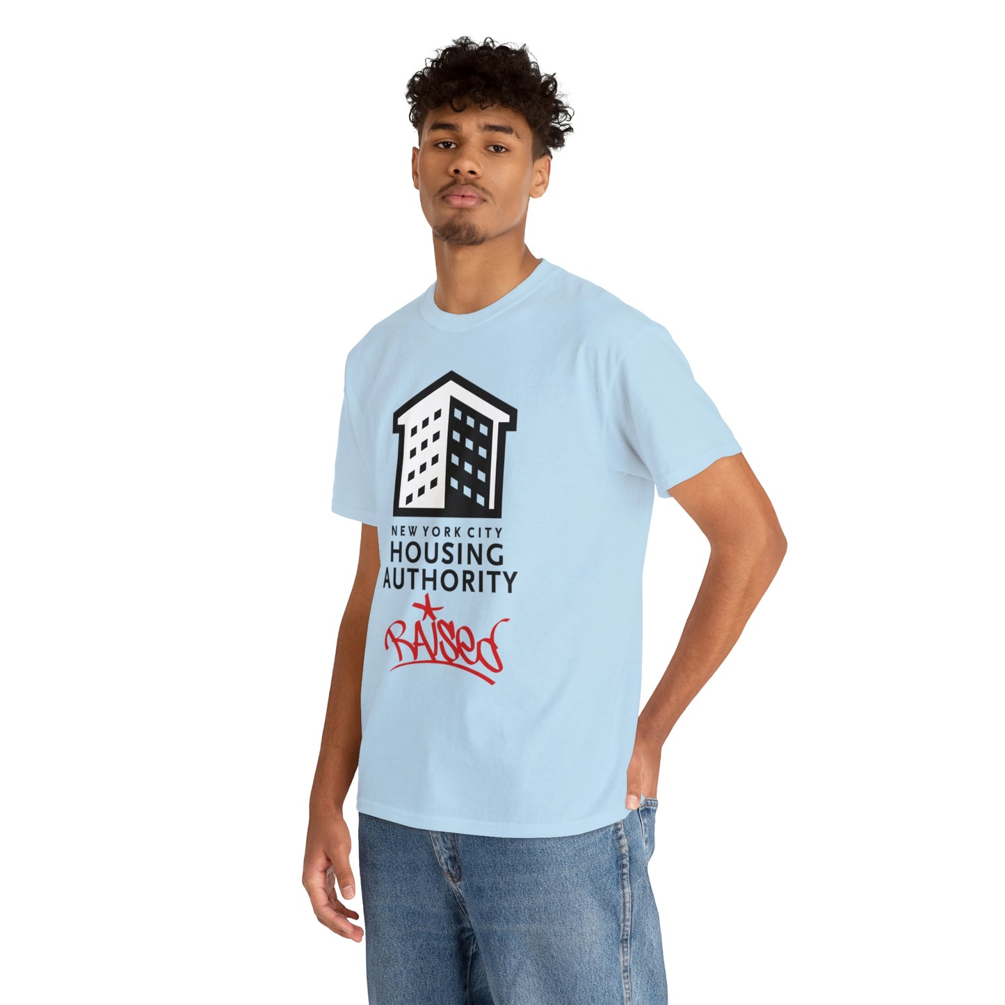 NYCHA Raised Unisex Heavy Cotton Tee