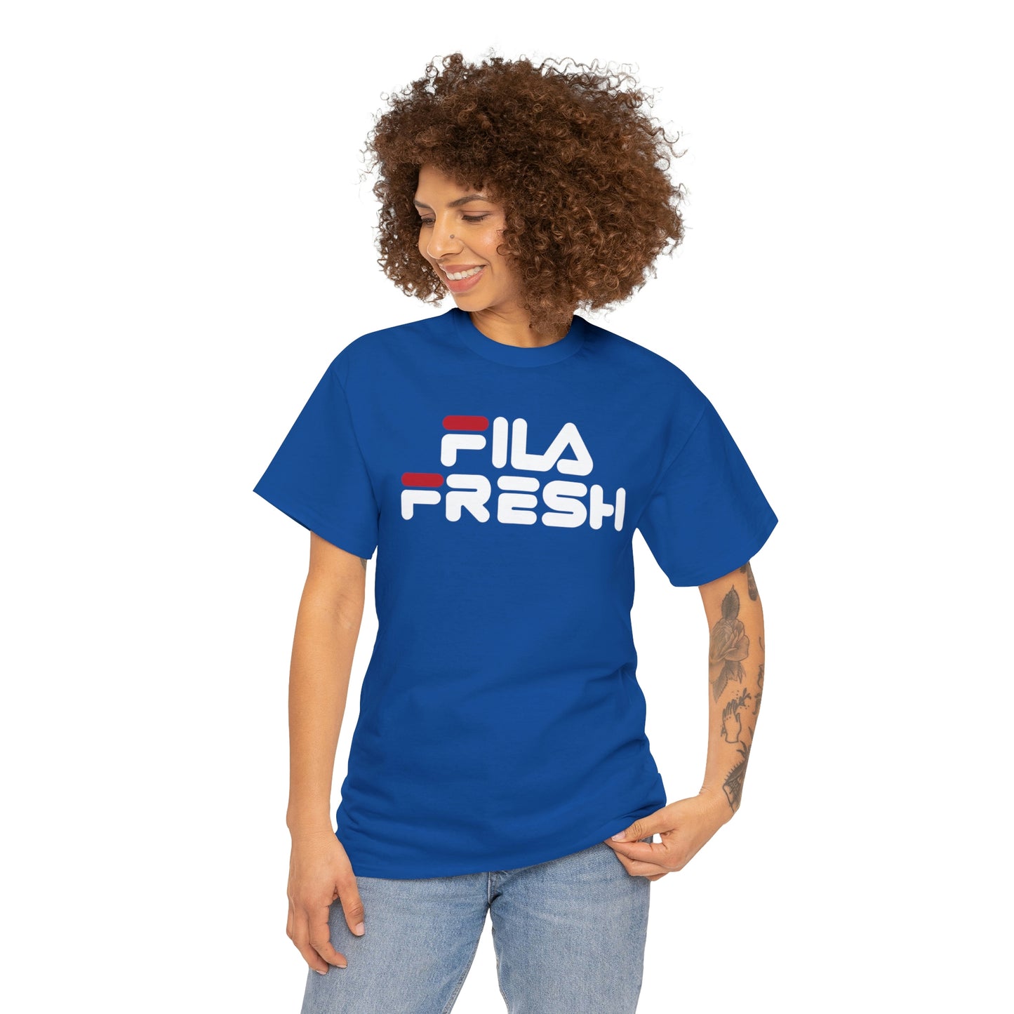 Fila Fresh White Unisex Heavy Cotton Tee