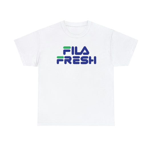 Fila Fresh Green Blue Unisex Heavy Cotton Tee