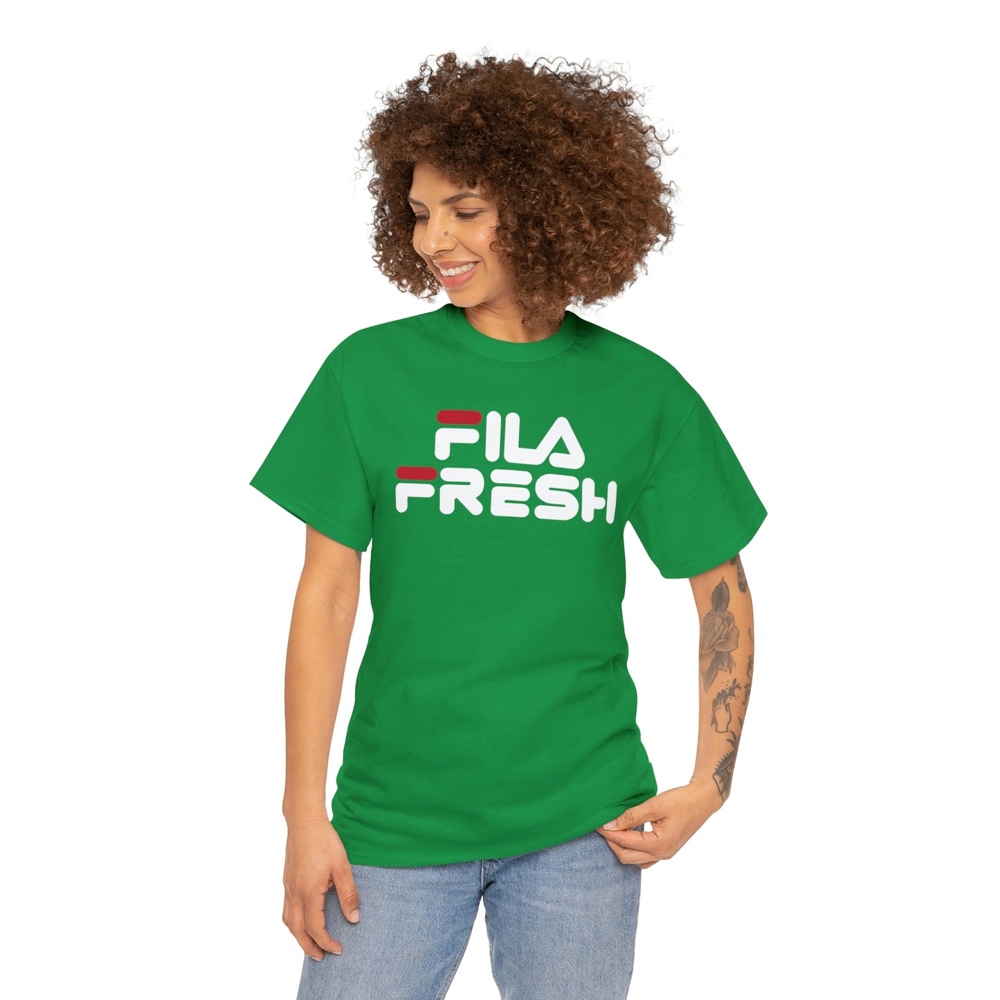 Fila Fresh White Unisex Heavy Cotton Tee