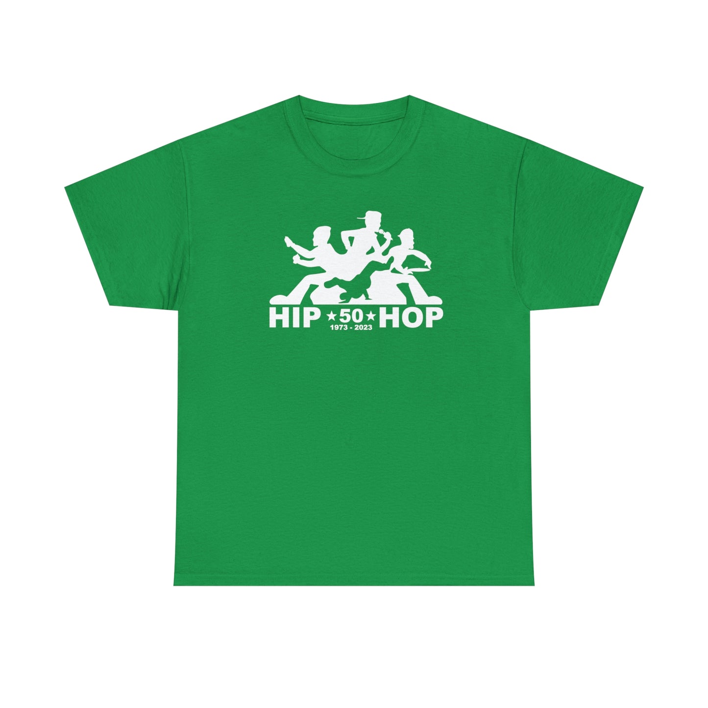 Hip Hop 50th Anniversary WHT Unisex Heavy Cotton Tee