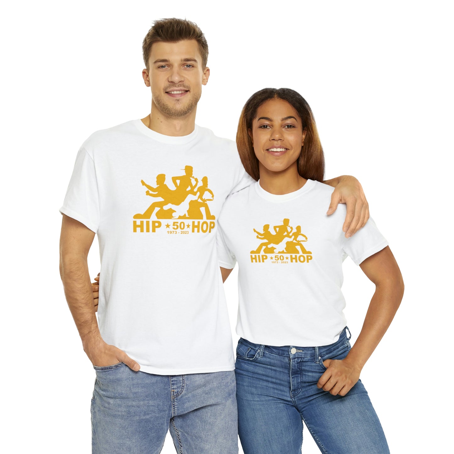 Hip Hop 50th Anniversary GLD Unisex Heavy Cotton Tee