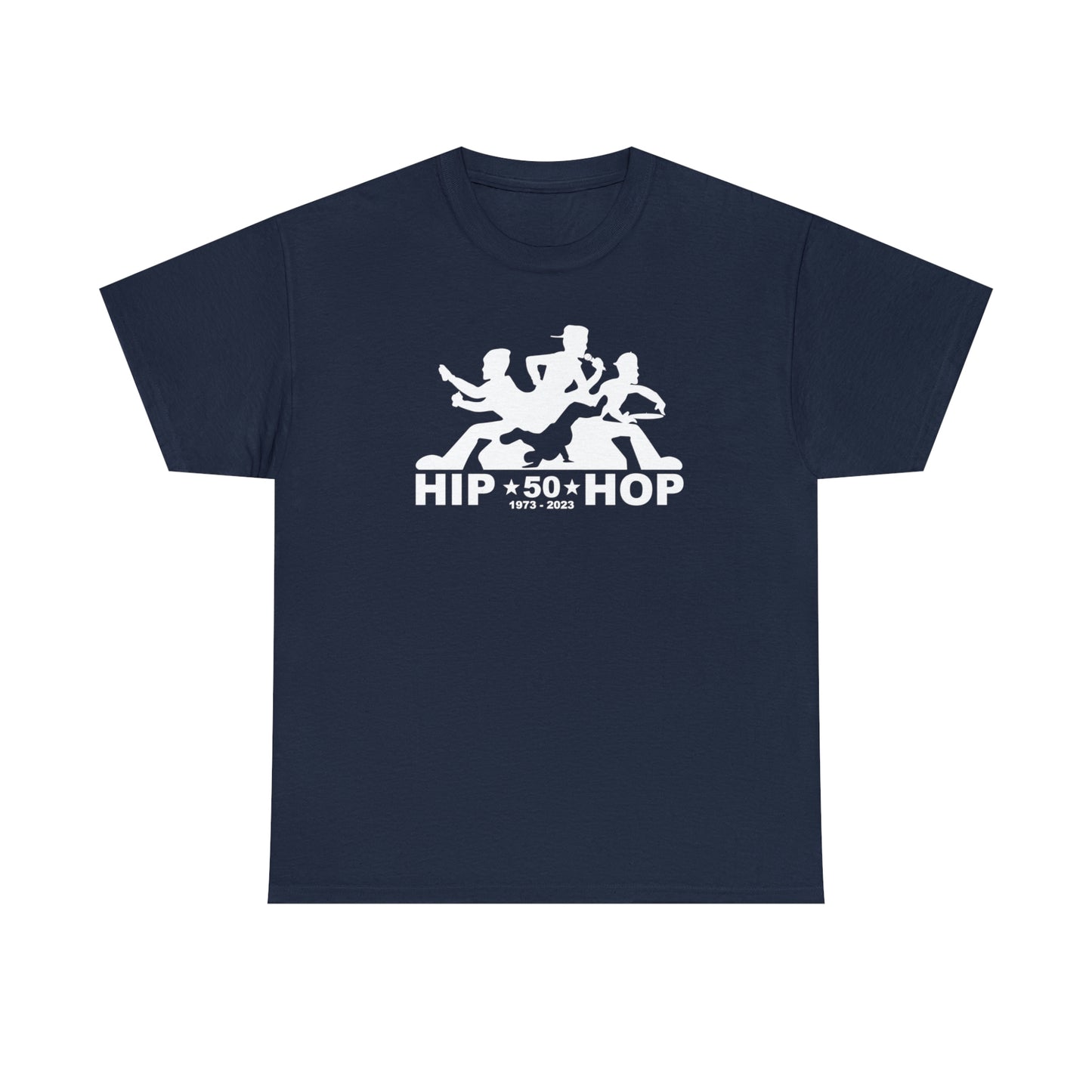 Hip Hop 50th Anniversary WHT Unisex Heavy Cotton Tee