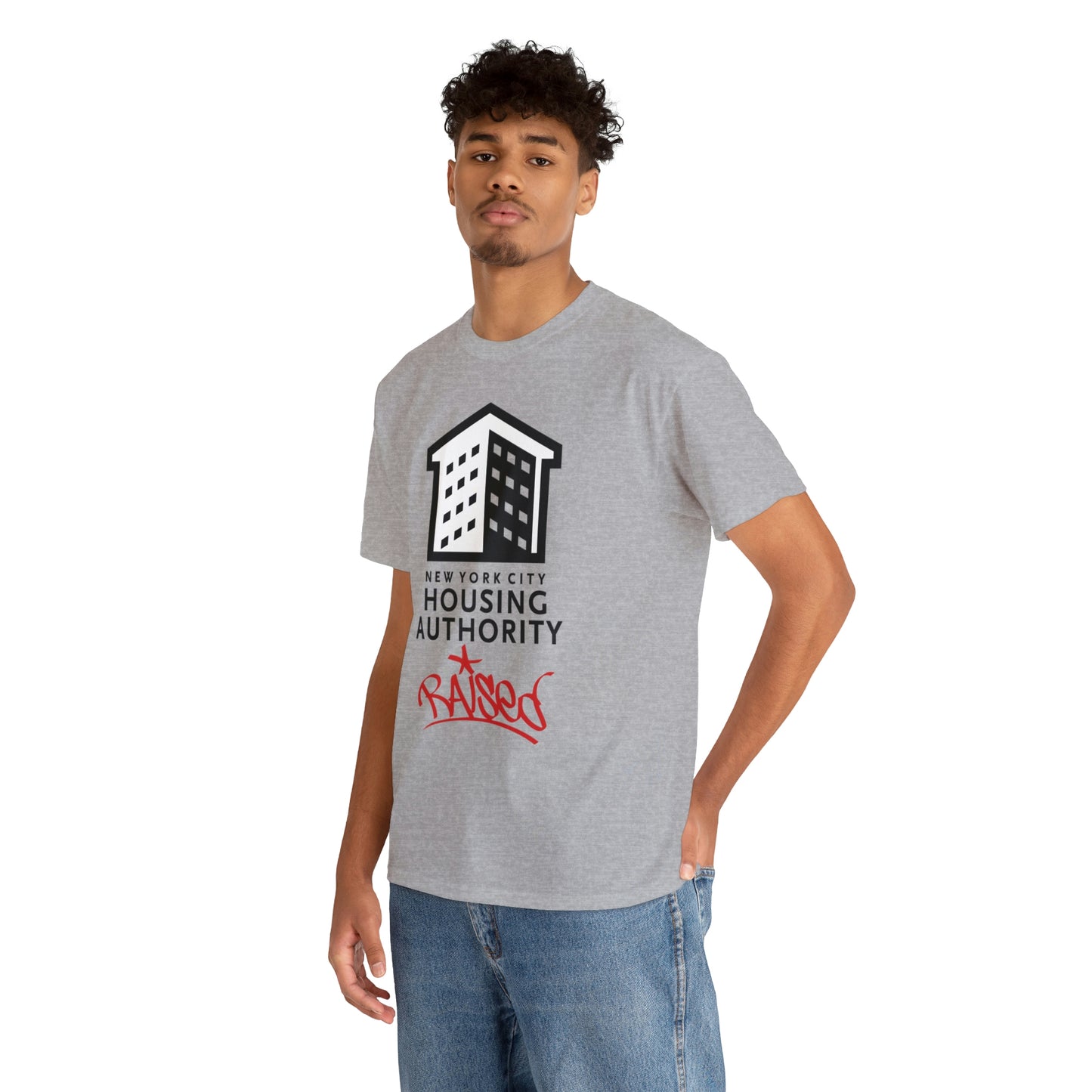 NYCHA Raised Unisex Heavy Cotton Tee