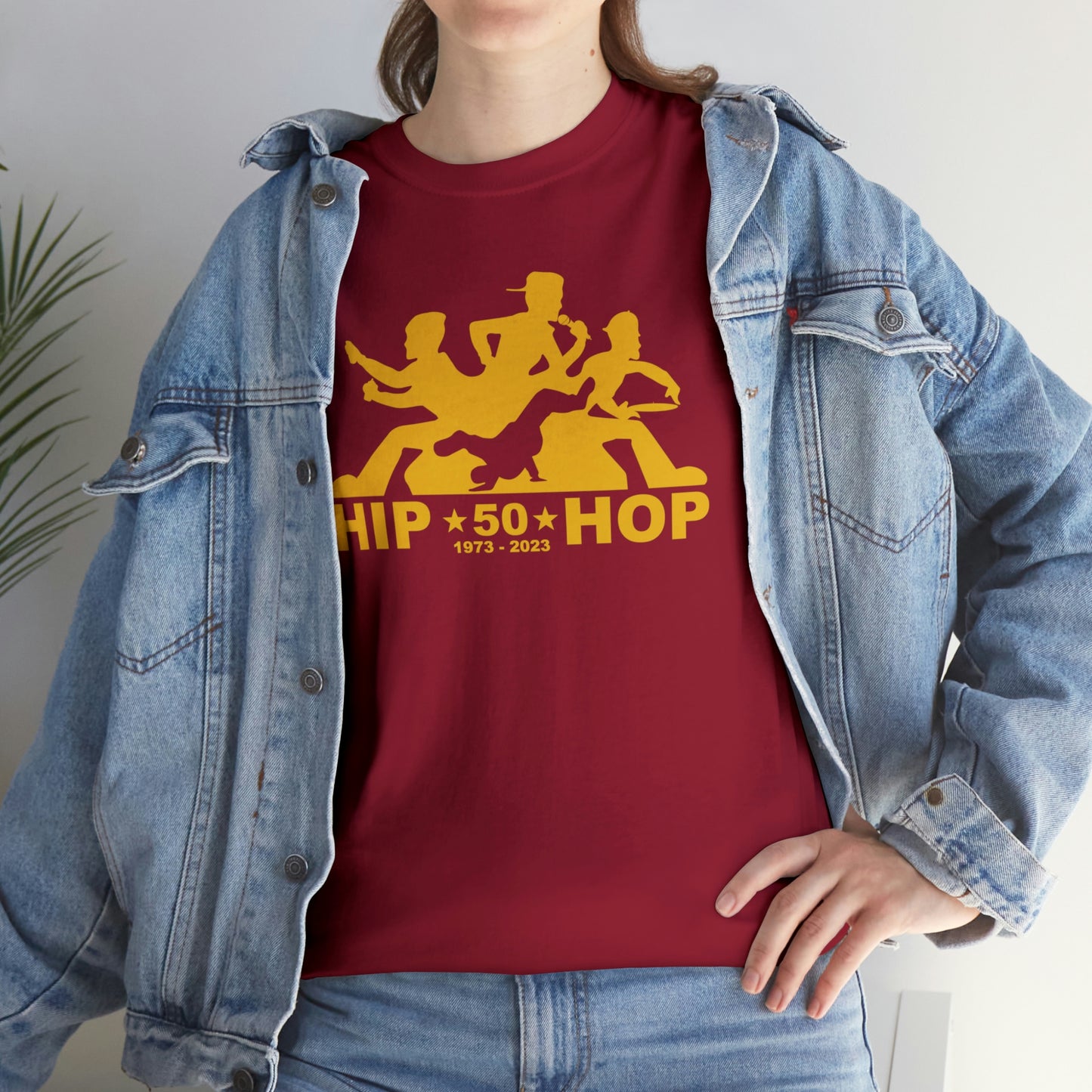 Hip Hop 50th Anniversary GLD Unisex Heavy Cotton Tee