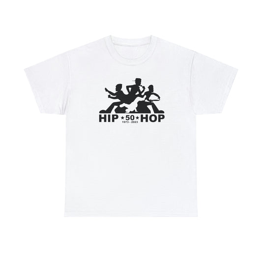 Hip Hop 50th Anniversary BLK Unisex Heavy Cotton Tee