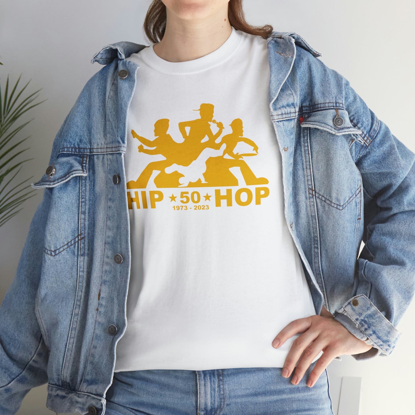 Hip Hop 50th Anniversary GLD Unisex Heavy Cotton Tee