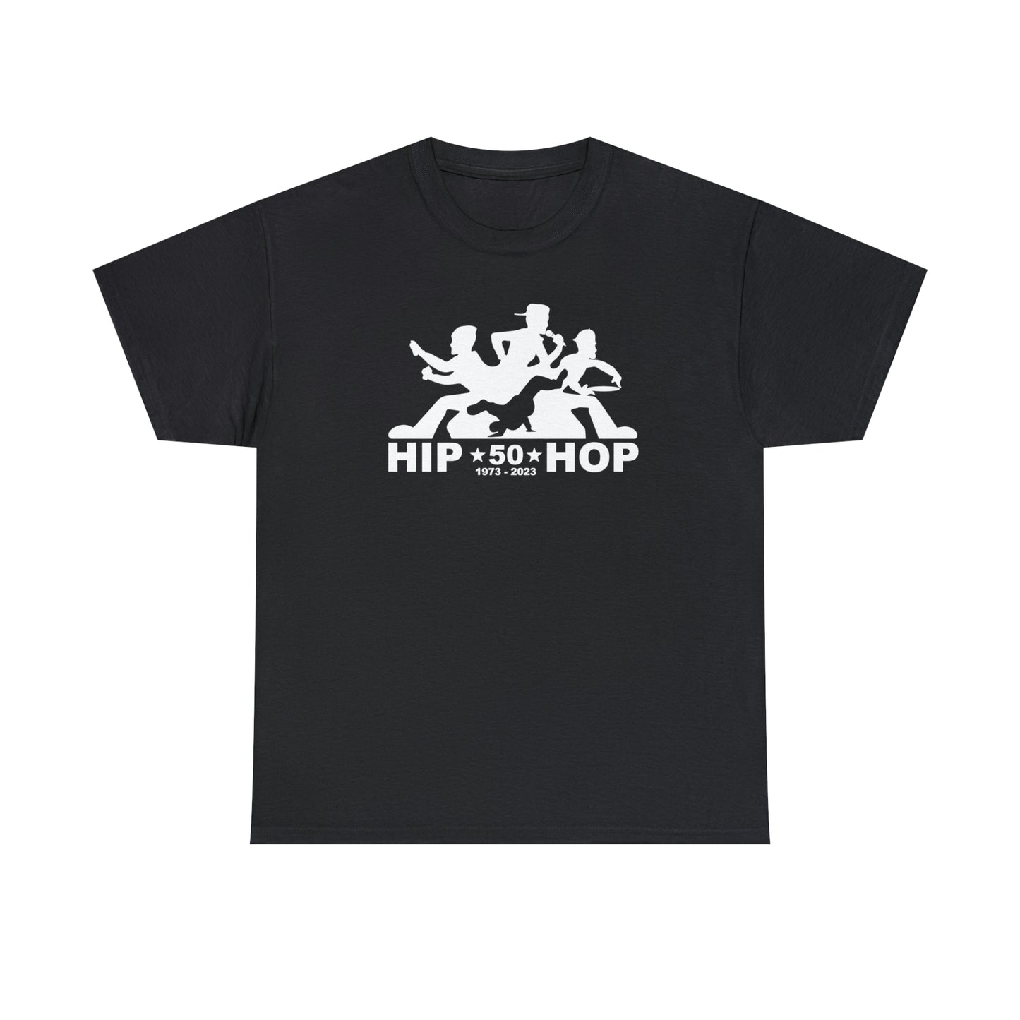 Hip Hop 50th Anniversary WHT Unisex Heavy Cotton Tee