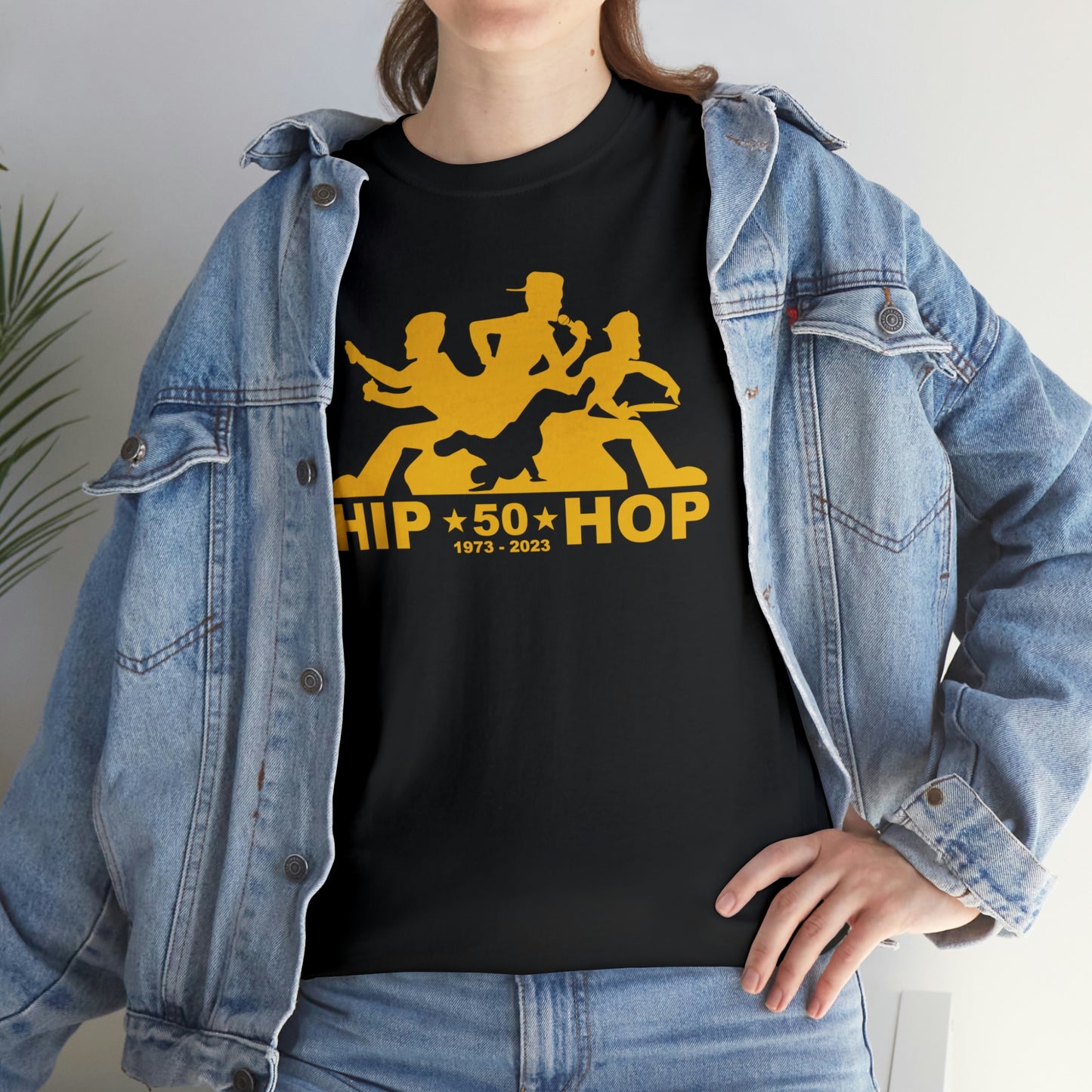 Hip Hop 50th Anniversary GLD Unisex Heavy Cotton Tee