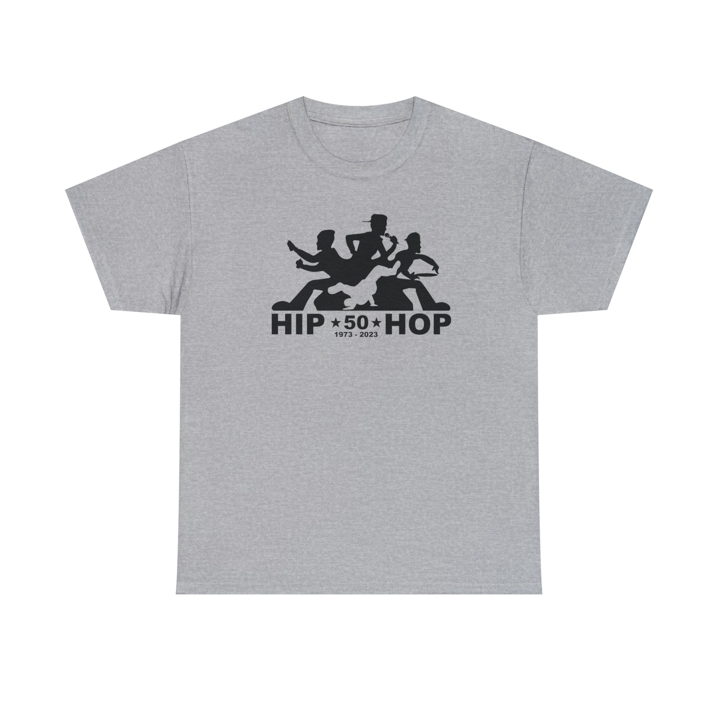 Hip Hop 50th Anniversary BLK Unisex Heavy Cotton Tee