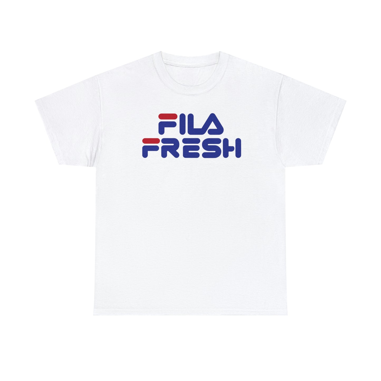 Fila Fresh Red Blue Unisex Heavy Cotton Tee