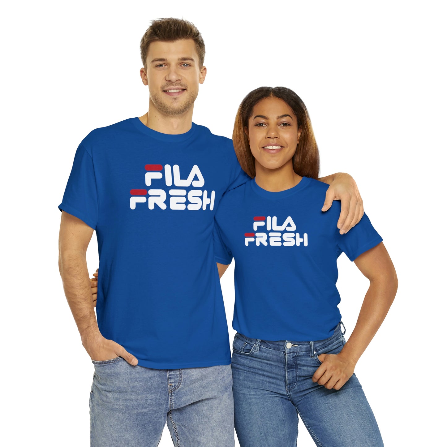 Fila Fresh White Unisex Heavy Cotton Tee