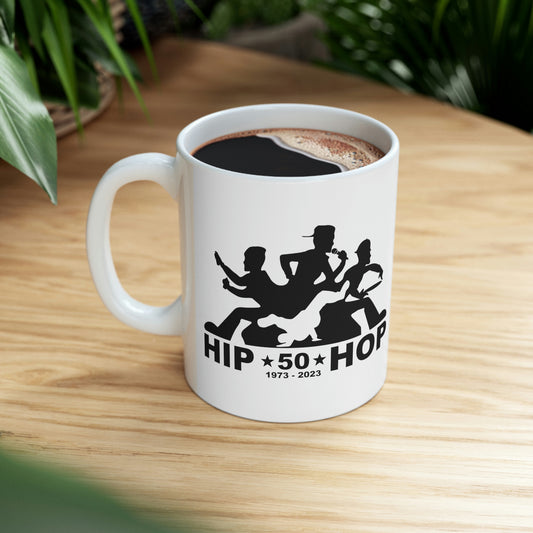 Hip Hop 50th Anniversary BLK Ceramic Mug 11oz